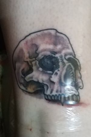 Vampire skull tattoo for my trip to Romania 