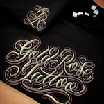 Gold Rose Tattoo shop T Shirts I designed 