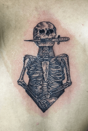 The Skeleton tattoo #MHHtatt