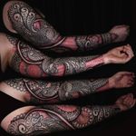 wrapped up this #bongostyle full sleeve tattoo that we started a year back. everything except the dark shaded areas are healed and settled in. will post more detailed photos soon. thank you for looking. www.obi1art.com https://www.facebook.com/obi1art/ on Instagram as obi1.0 #obitattoo #bongostyletattoo #fullsleevetattoo #ornamentaltattoo #mannheimtattoo #mannheim #mandalatattoo #geometricsleeve #illustrativetattoo #kolkatatattoo #kolkata #indiantraditionaltattoo #Indiantattoo #indiatattoo #stockholminkbash #germanytattoo #germany #tatowiermagazin #tattoolife #tattooofinstagram #tttism #tattoodo @trust_mannheim @cleanyskin_tattoo_wipes @squidster_skinmarker @tatowiermagazin @tattoodo 