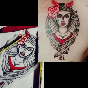 #drawing #tattooart #myartwork #traditional #oldschool #myjob #skinart 