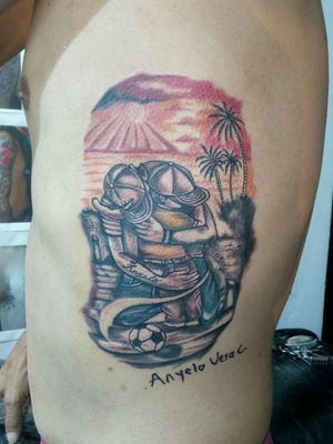 Tattoo uploaded by Alex Tattoo • Padre e hijo • Tattoodo