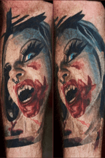 #vampiregirl tattoo #healed for 3 years already
