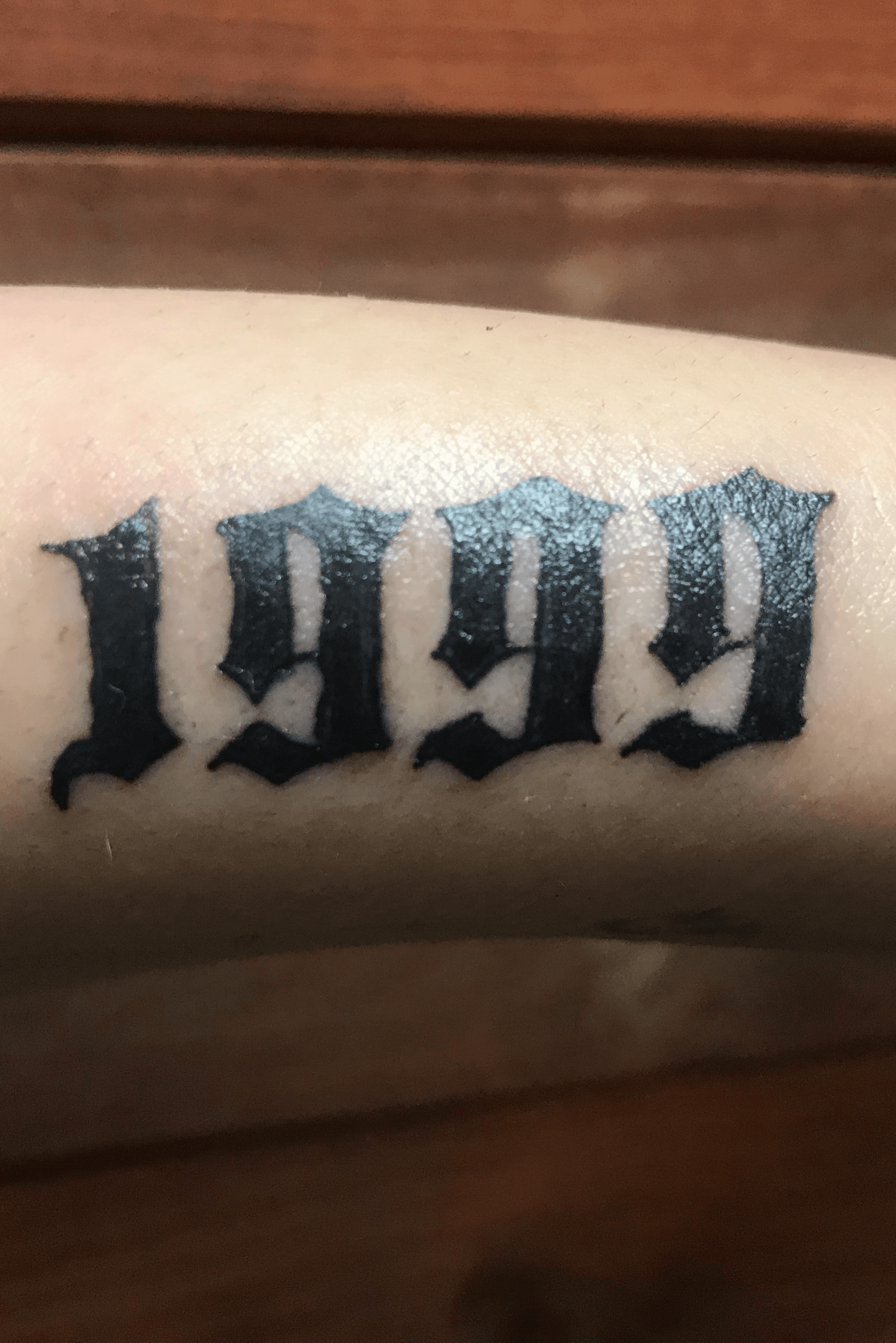1999 tattoo  Tattoos Small tattoos Tattoo font