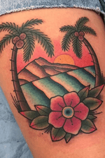 Hawaii beach tattoo