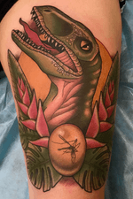 Jurassic Park tattoo, dinosaur tattoo