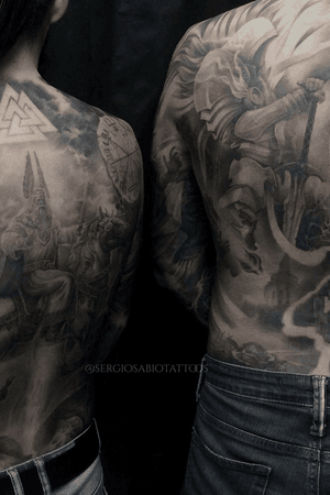 My friends) #3rl #sergiosabiotattoos #tattoodo #tattooinrussia #tattooinmoscow #tattoo #татуировка #татувмоскве #blackandgreytattoo #tattooartist #blackandgray #sevastopoltattoo
