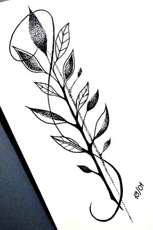 leaves drawing tumblr