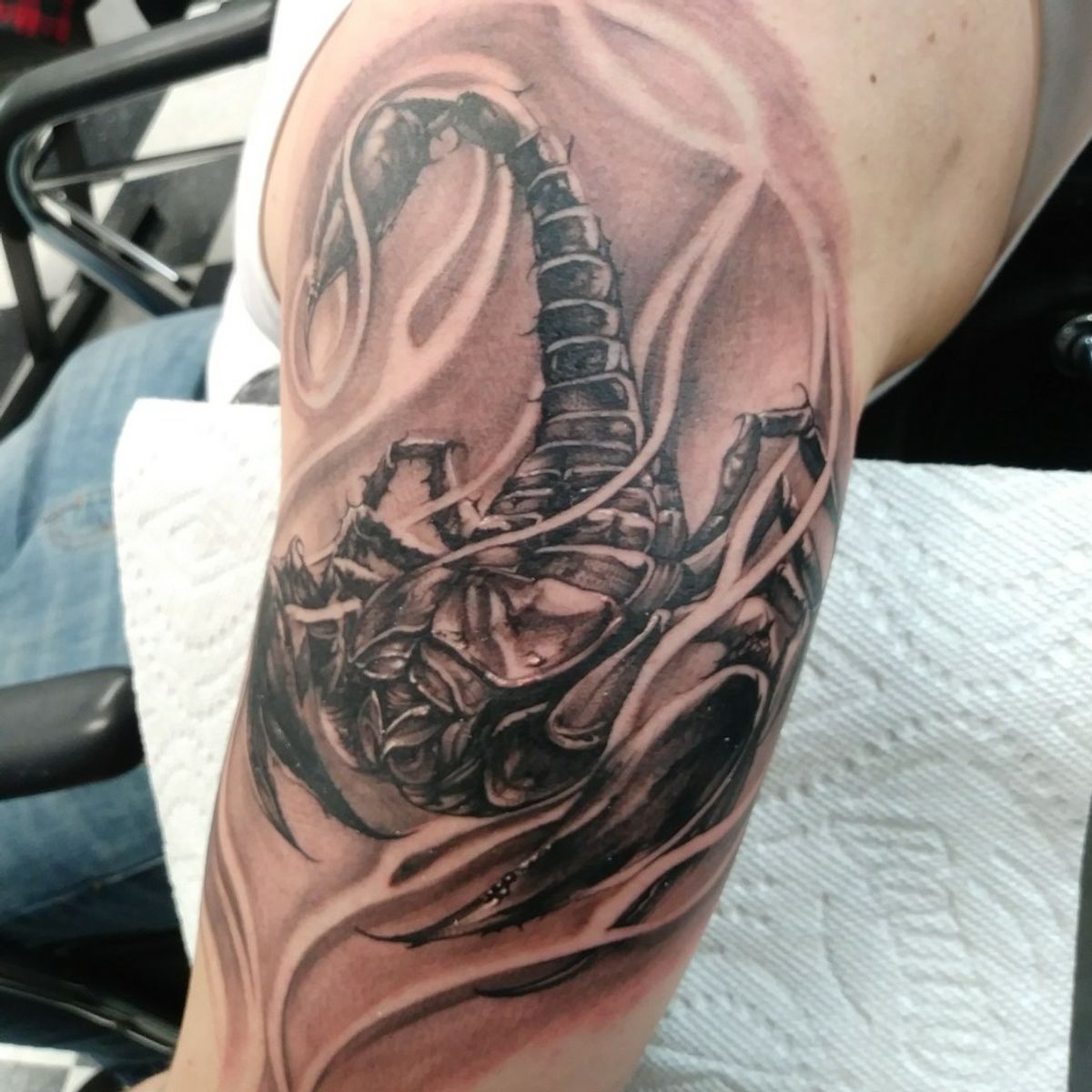Tattoo uploaded by gabriel luquin • Scorpio religioustattoo 