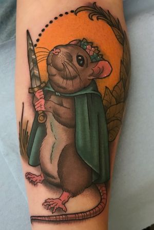 Redwall warrior mouse tattoo