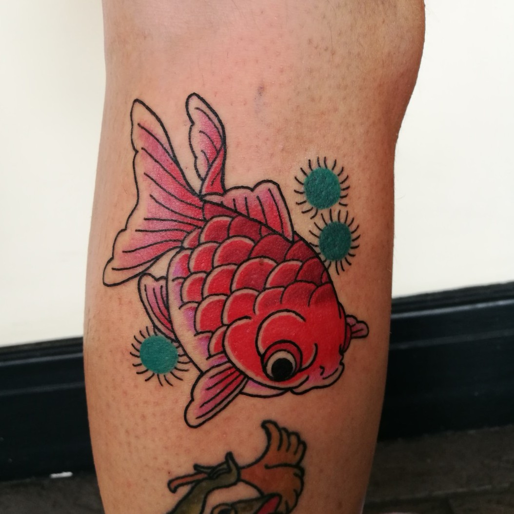 japanese goldfish tattoo