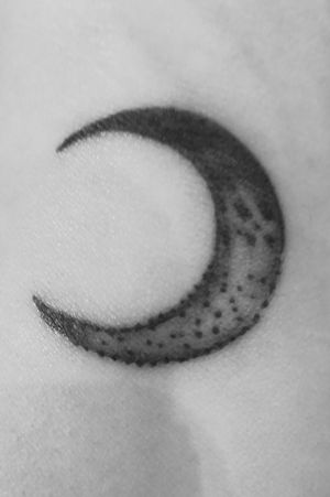 My Moon tattoo#moon #halfmoon #halbmond 