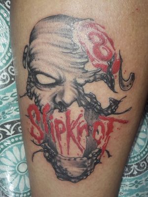 Tatuaje de Slipknot. Slipknot Tattoo. Corey Taylor Mask 