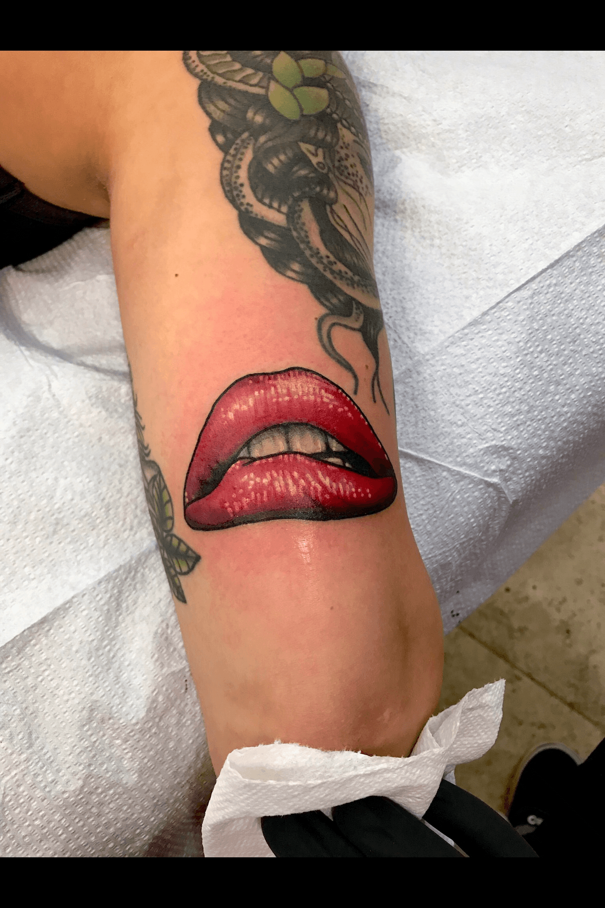 Tattoo uploaded by Xavier  Rocky Horror Picture Show tattoo by Gari  Henderson rockyhorror rockyhorrorpictureshow theater film classic  lips  Tattoodo