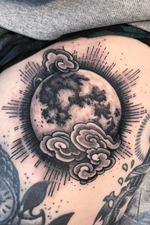 Moon tattoo. My design #moon #luna 
