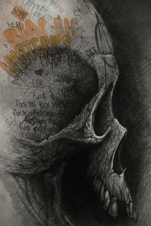 My new project 🖤 #tattoo #tattooartist #horror #sketch #style #realism #skull 
