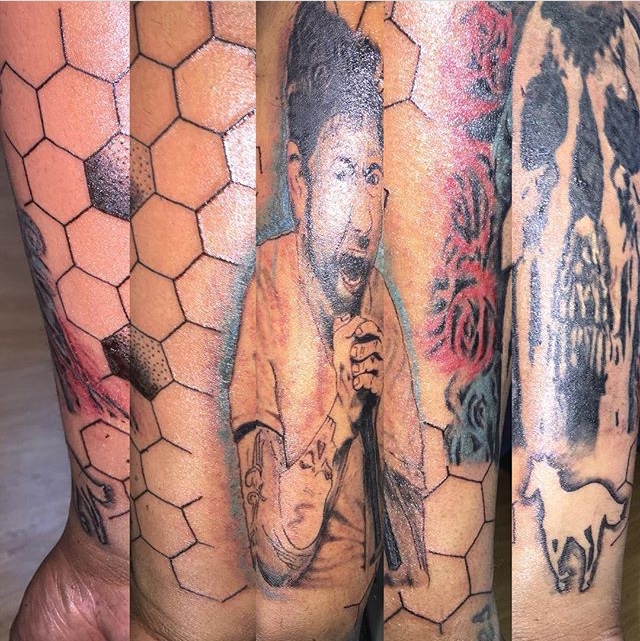 Deftones action by blackfly1985 Whats your favorite Deftones song  deftones inked losangeles onetruthtattoo musictattoos deftones   Instagram