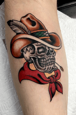 #texas #tattooartist #cowboy #skull #skulltattoo 