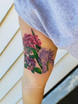 Color realism flowers