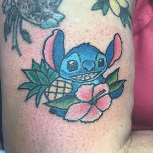 Fun lil Stitch tattoo! I love anime and disney inspired stuff! 
