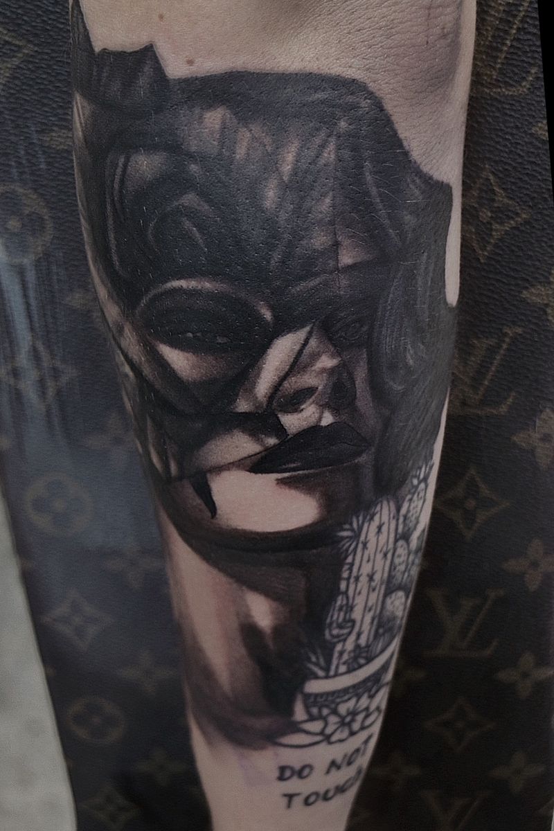 Tattoo uploaded by A Stroke of Genius Tattoos • Black and grey lady