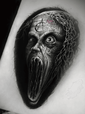 My new horror project 🖤💣 #tattoo #tattooartist #horror #sketch #style #realism 