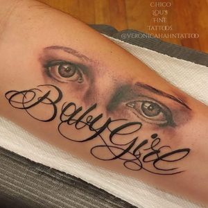 Child's eyes by @Veronicahahntattoo 