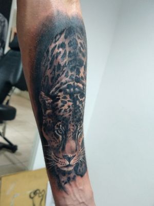 Trabajo realizado en buenavida tattoo ...#tattoolife #tattuaggio #tattooed #tattoo #tats #tatuaje #leopard #leopardo #kitty #cat #kot #кот #мойкот #blackandgrey #realistic #cordoba #argentina