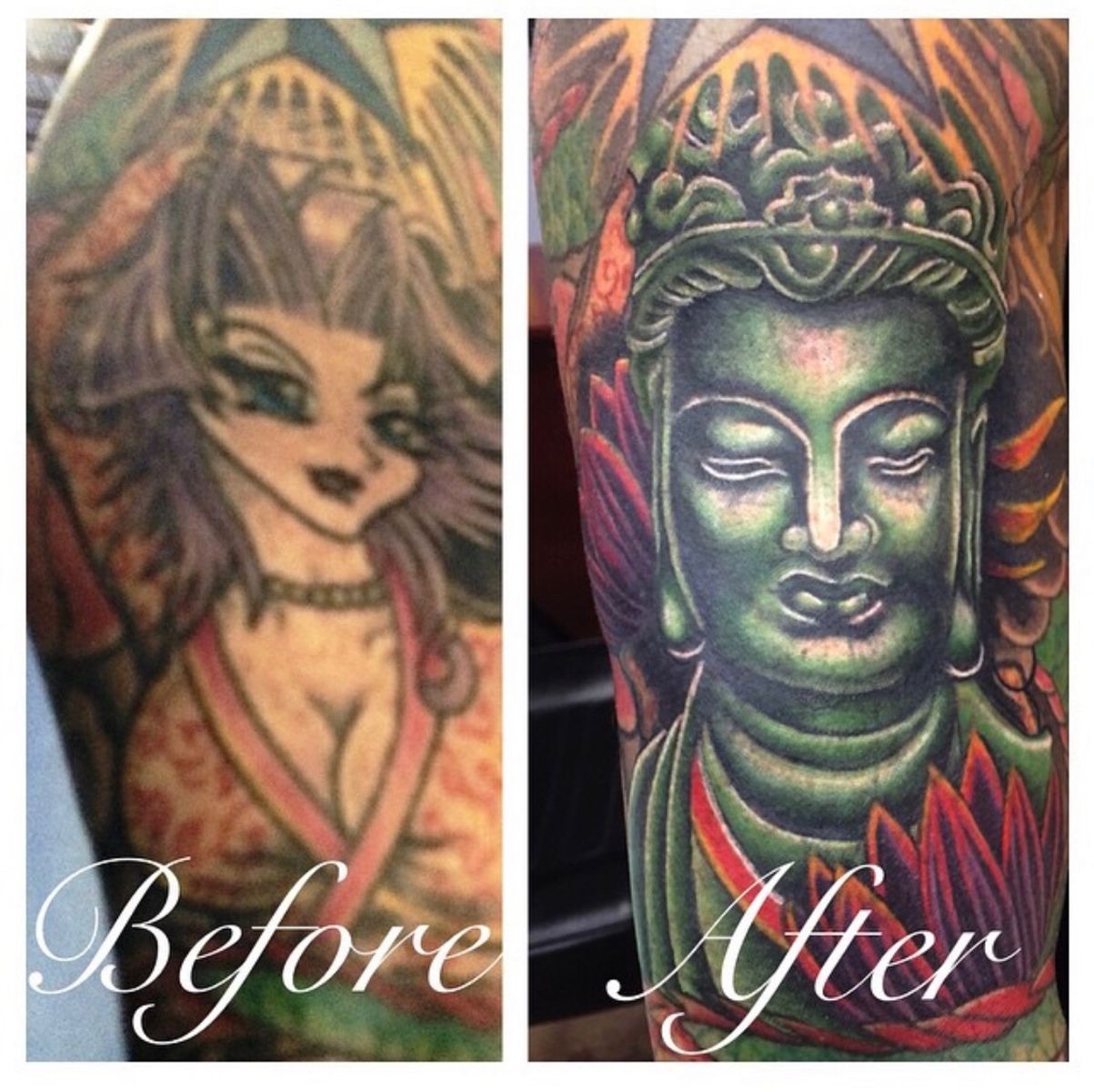 Tattoo uploaded by Justin Stephan • Cover up tattoo I did a while back