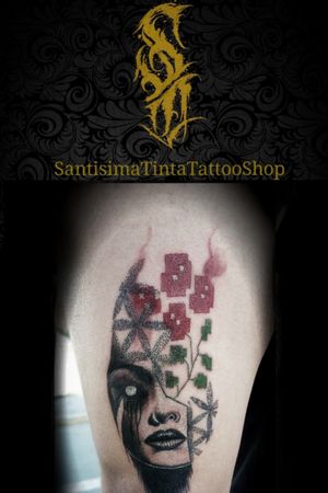 Tattoo by Santisima Tinta Tattoo Shop