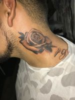 Pretty cool neck rose,couldn't get good lighting but turned out great! 