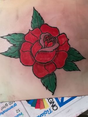 Very first rose tattoo