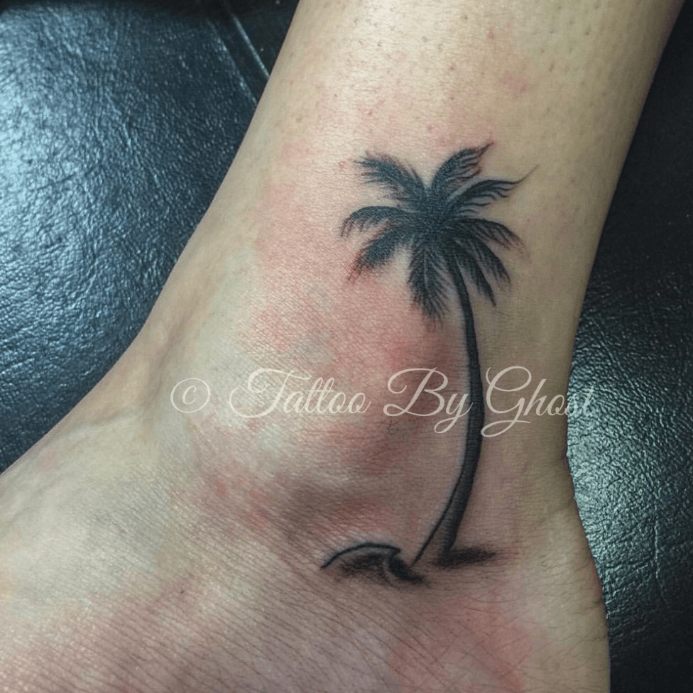 Male Wrist Black Palm Tree Tattoo   Palm tattoos Tree tattoo designs  Tattoos for guys
