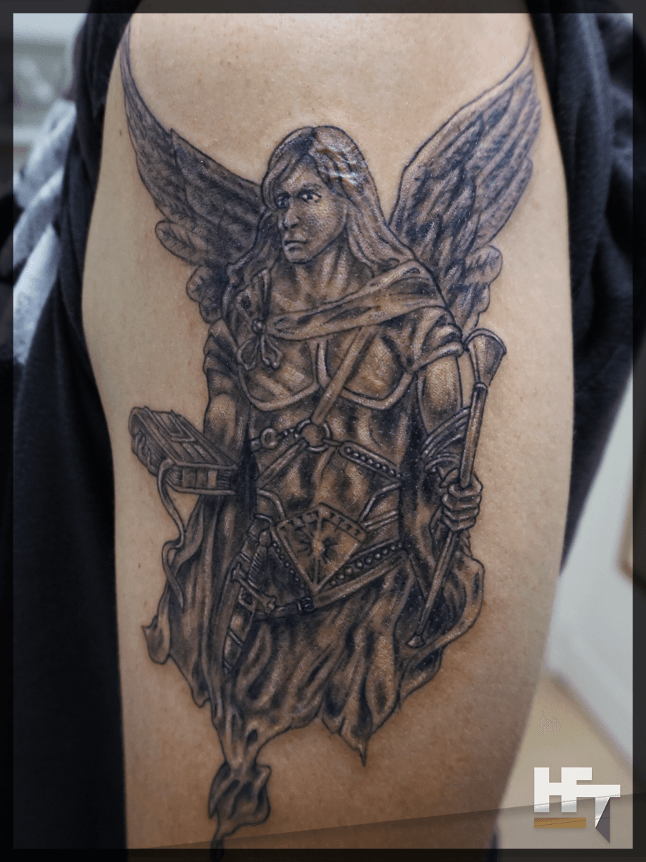 Pin on Archangel Gabriel Tattoos