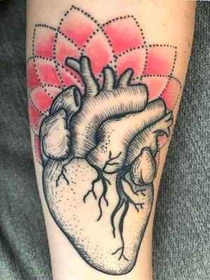 Tattoo done by Bryan #heart #hearttattoo #TraditionalArtists #AmericanTraditional #healed #healedtattoo #sandiego #sandiegotattoos #sandiegoartist #california 