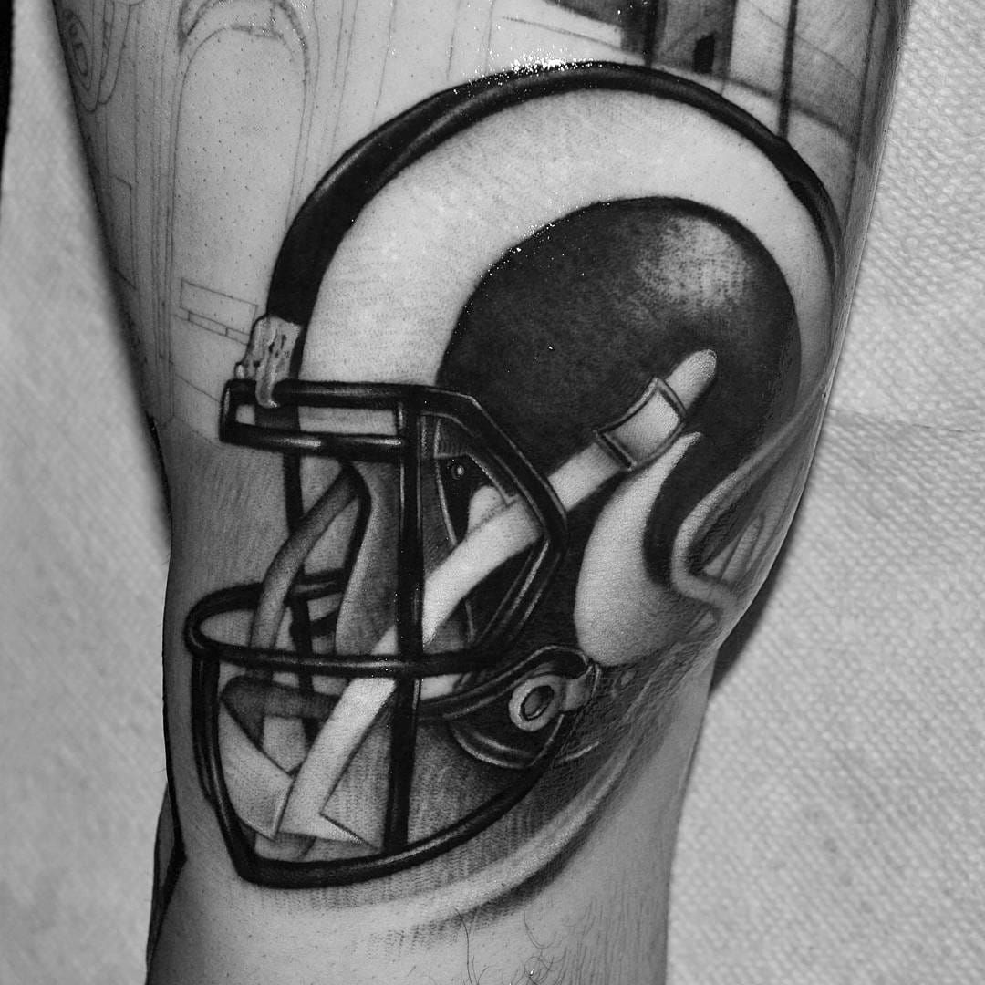 Patriots Helmet tattoo for a badass  Inked Up Tattoos  Facebook