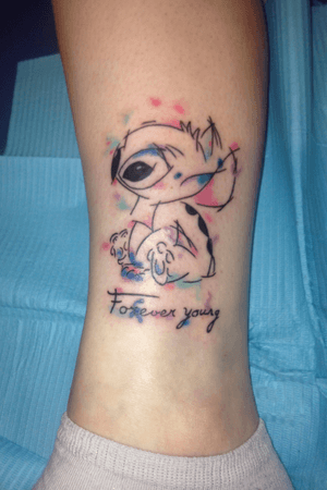 Stich #ink #inked #linework #color #watercolor #tatouage #france #stich 
