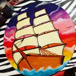 #ship #paint #tattoostyle #traditional #love #traveltattoos #bsas #argentina 
