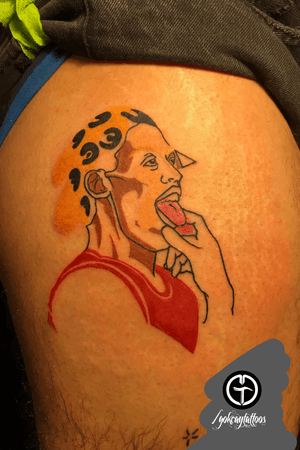 Dennis Rodman S O M E T H I N G N E W . . . . . . . . #tattoo #tattooart #tattooartist #coloredtattoo #newschool #geometric #geometrictattoos #chicagobulls #chicago #dennisrodman #basketball #basketballtattoo #gokcaytattoos #gokcaygokce #kadıköy #istanbul #moda