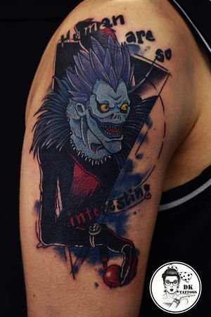Are we have any fans of Death note here? ;D For these who doesn't know it let me introduce Ryuk ;) 6 hours of pure pain ;) Thank you Maciej ;) #dktattoos #dagmara #kokocinska #coventry #coventrytattoo #coventrytattooartist #coventrytattoostudio #emeraldink #emeraldinkltd #dagmarakokocinska Deathnote #deathnote #deathnotetattoo Ryuk #ryuk #ryuktattoo #tattoo #tattoos #tattooideas #tatt #tattooist #tattooshop #tattooedman #tattooforman #killerbee #immortalinnovations #sabre