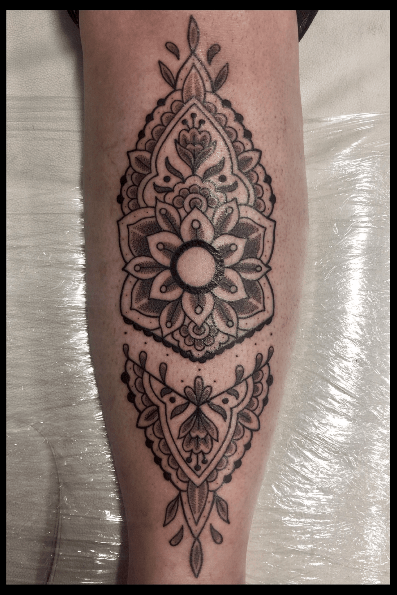 Discover more than 69 mandala shin tattoo latest  incdgdbentre