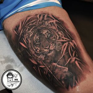 Tiger in the jungle ;) #dktattoos #dagmara #kokocinska #coventry #coventrytattoo #coventrytattooartist #coventrytattoostudio #emeraldink #emeraldinkltd #dagmarakokocinska #tigertattoo #tiger #tigerinthejungle #tigerinthejungletattoo #tattoo #tattoos #tattooideas #tatt #tattooist #tattooshop #tattooedman #tattooforman #killerbee #immortalinnovations #sabre