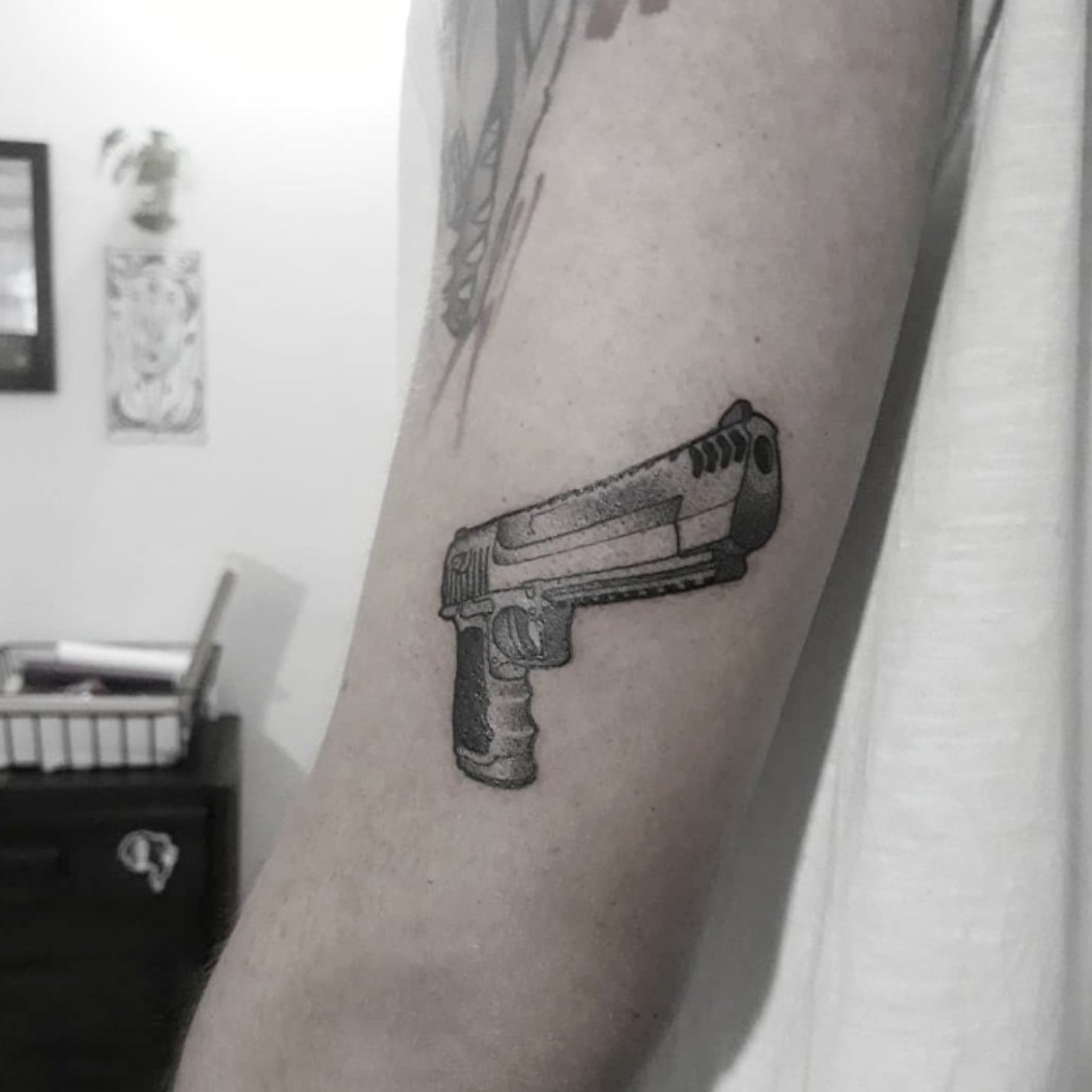 Desert eagle tattoo