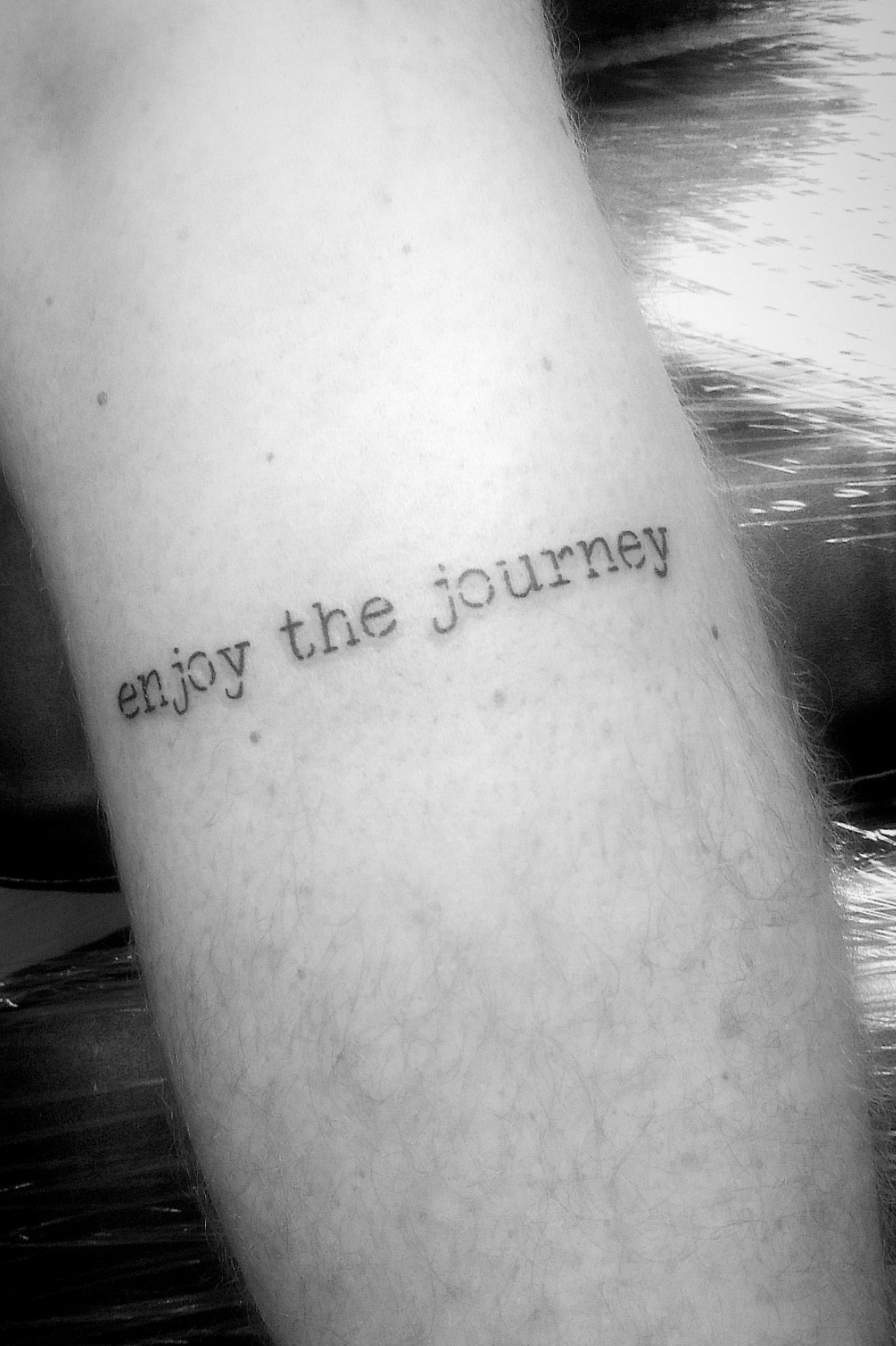 Tattoo uploaded by Jhonatan israel Mandujano • Enjoy the journey • Tattoodo