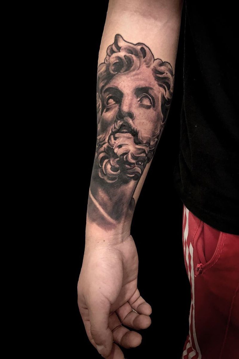 Tattoo uploaded by ssab_tattooer • Statue tattoo works statuetattoo 