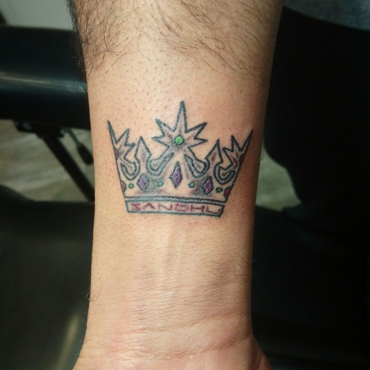 Tattoo Uploaded By John D Nguyen Anu RA Crown W name crown 