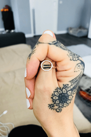 Equal tattoo finger