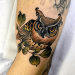 Tattoo by Krystal / #owl#owltattoo #newschool#neotraditionaltattoo