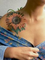 Flower tattoo #tattoos #flowerstattoos #art #fullcolortattoos 