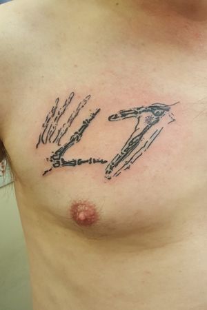 One for an L7 fan. #tattoo #tattoos #tattooist #tattooartist #tattooedguys #tattooedmen #l7